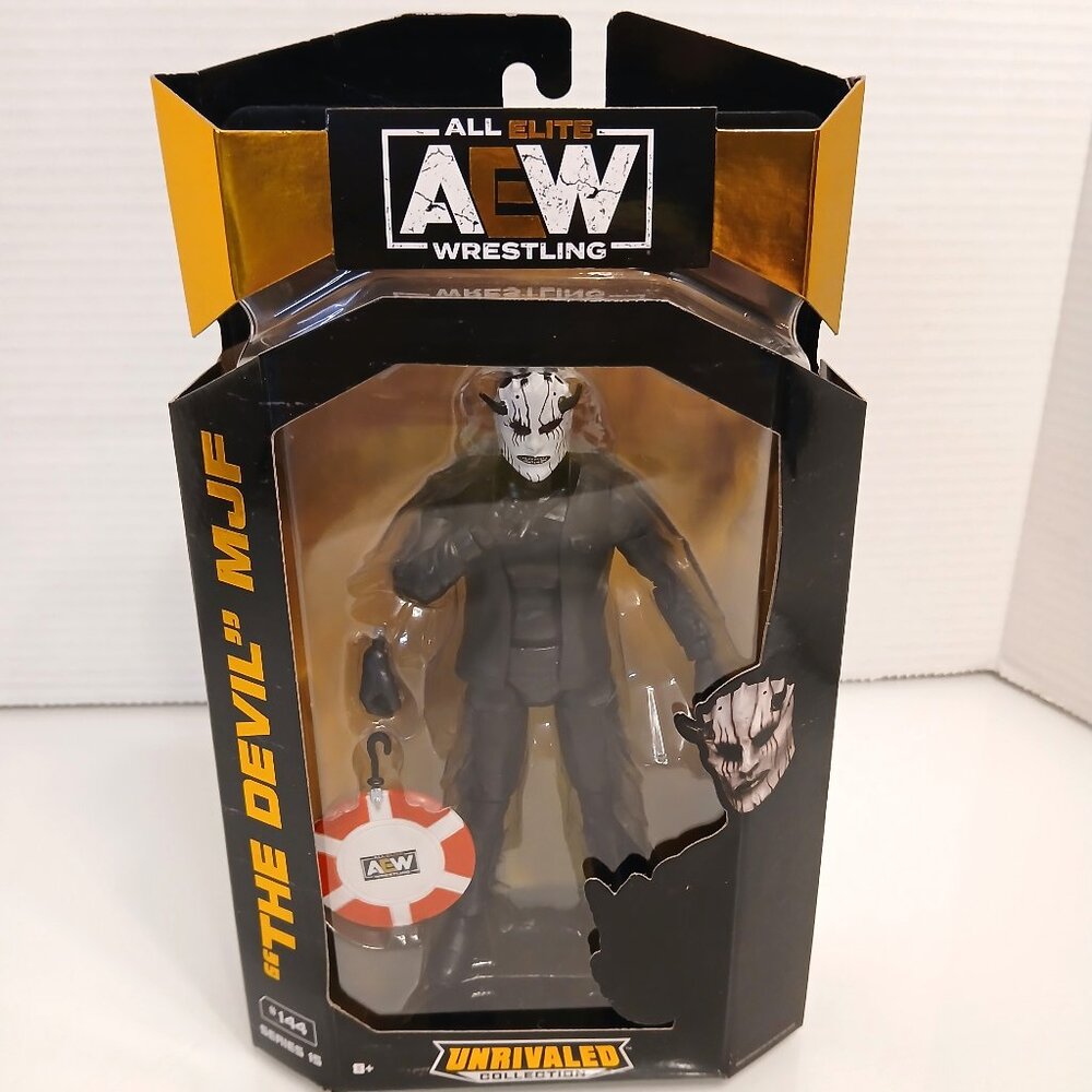 Jazwares AEW Unrivaled Collection series 15  #144 “The Devil” MJF. NEW MIB